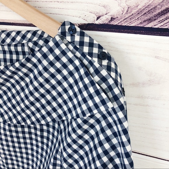 LAUNDRY By Shelli Segal Checkered Blouse Small - Picture 6 of 10